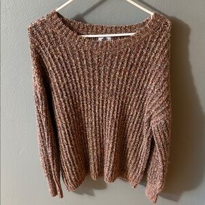 Elegant Multicolor Knit Sweater size Large!